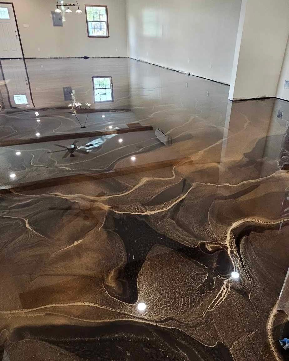 Professional epoxy installation showcase